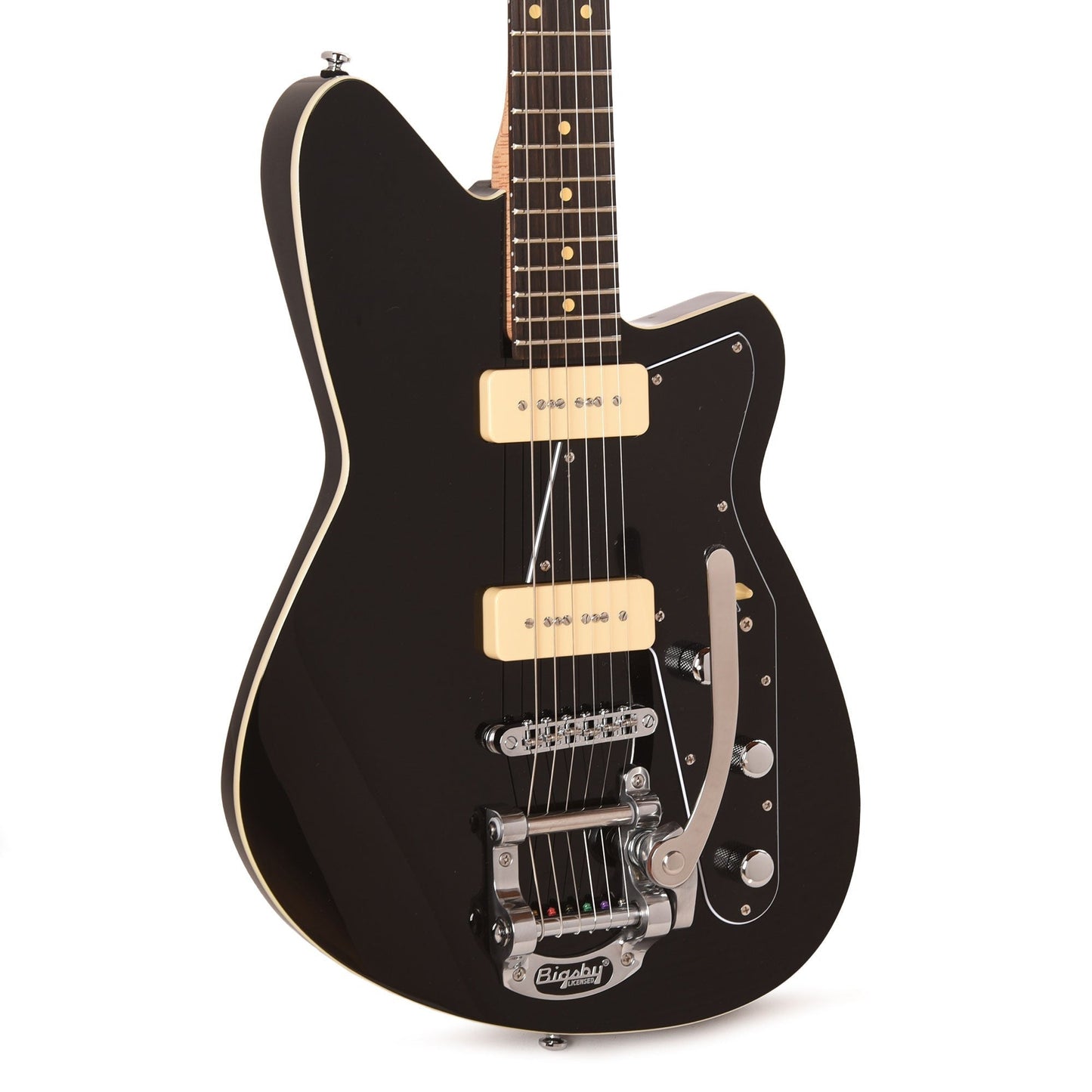 Reverend Jetstream 290 w/ Bigsby Electric Guitar Midnight Black
