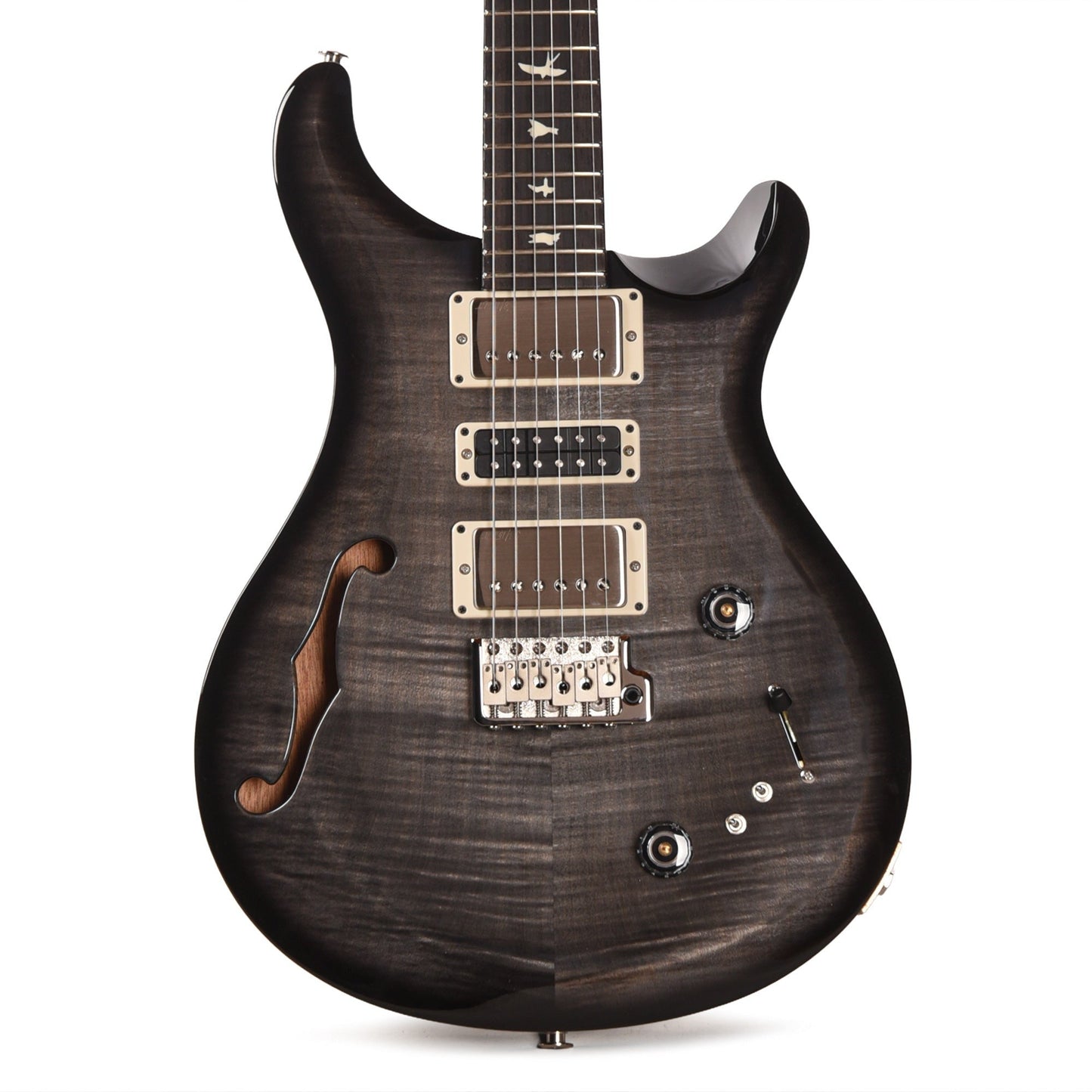 PRS S2 Special Semi-Hollow Faded Gray Black Burst