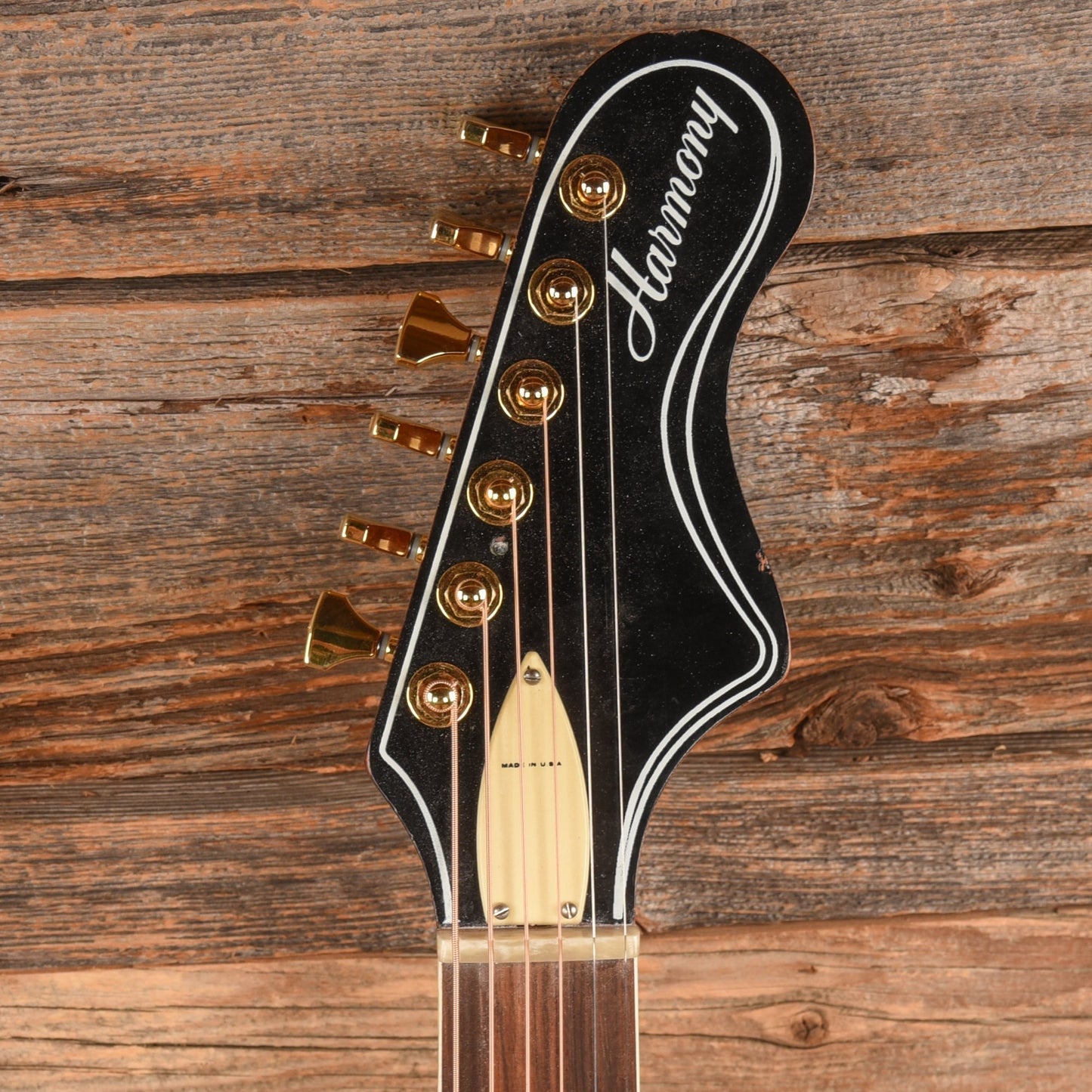 Harmony H-6383/H-168 Neck X- Brace Conversion Natural 1973