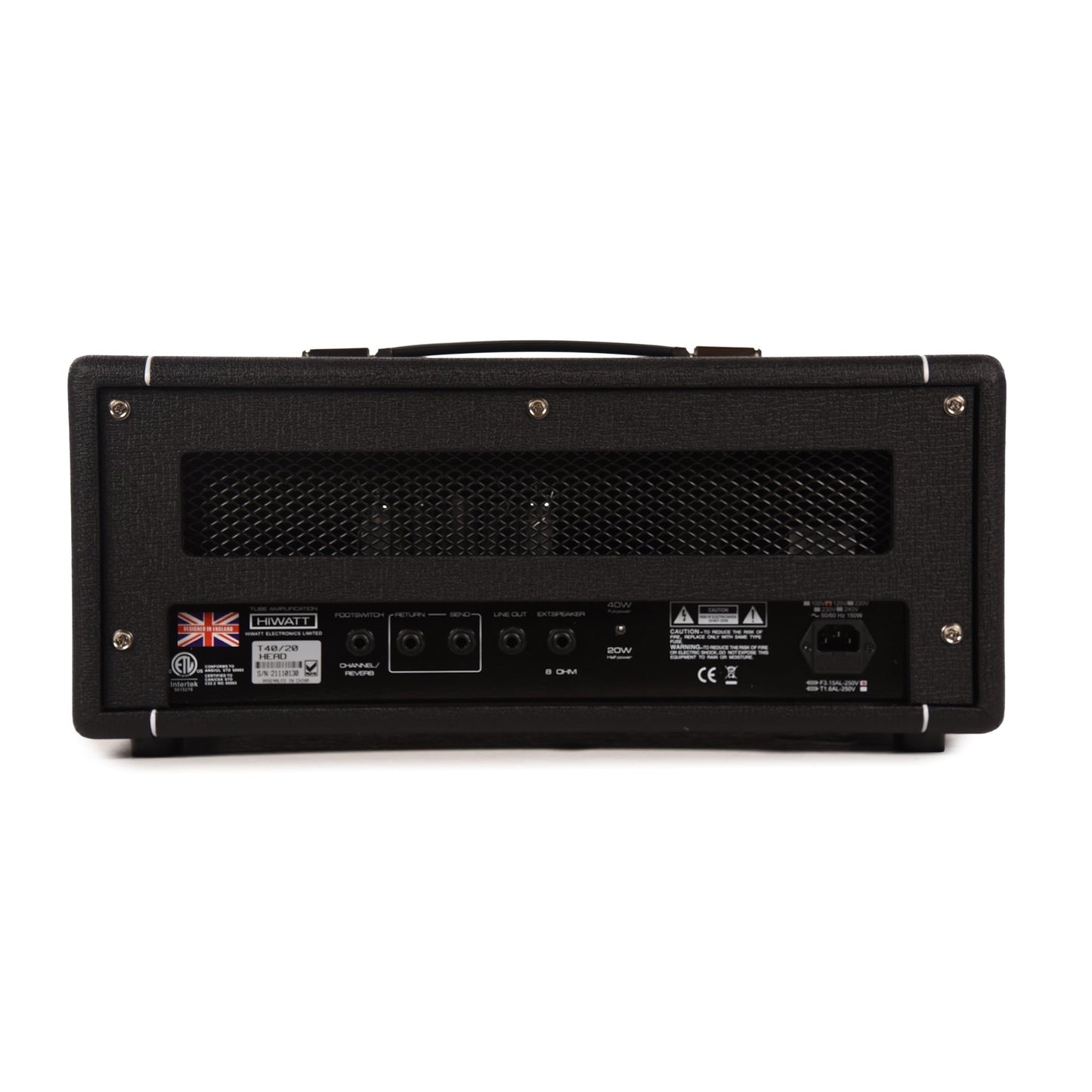 Hiwatt T40/20 MKIII Tube Head