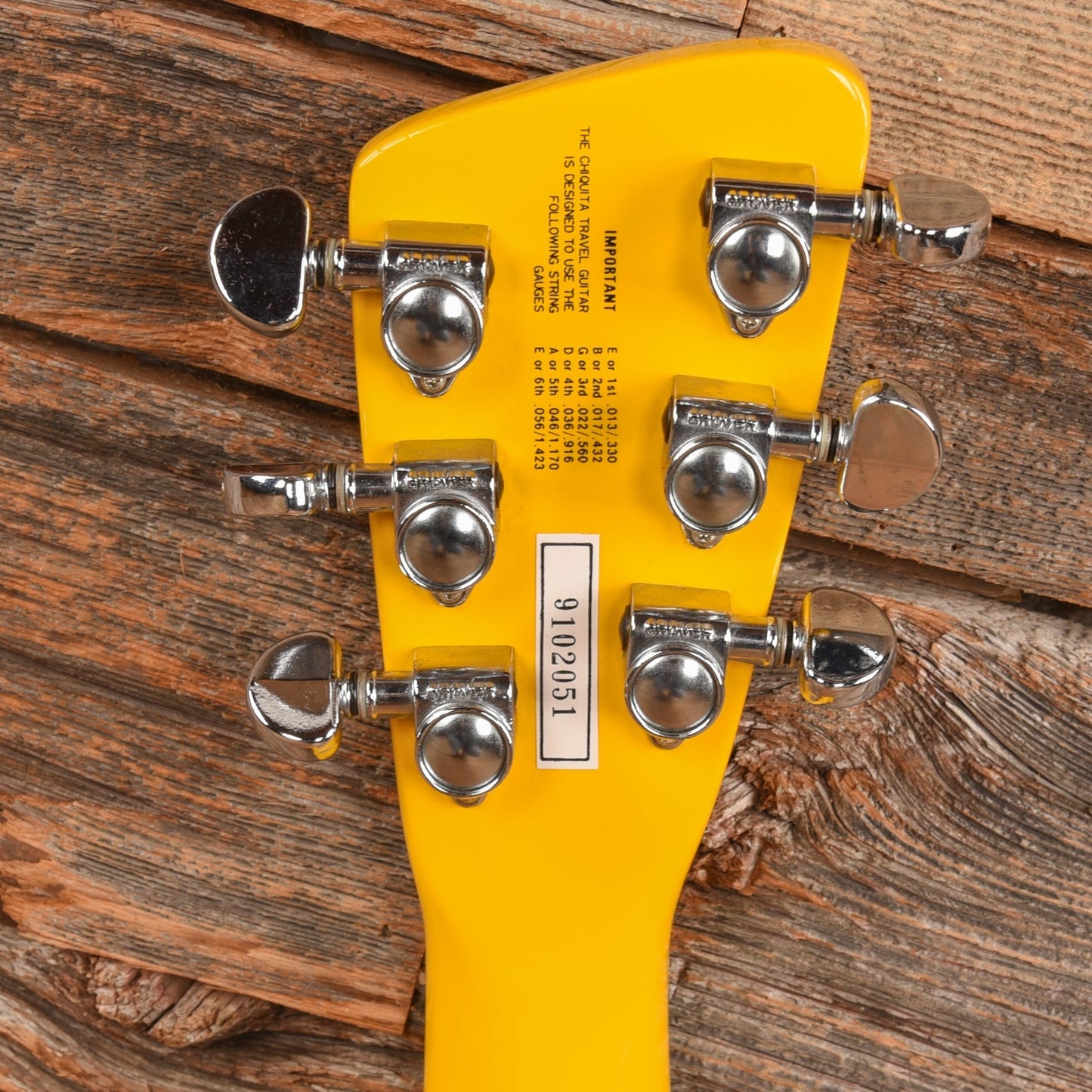 Erlewine Chiquita Travel Guitar Yellow