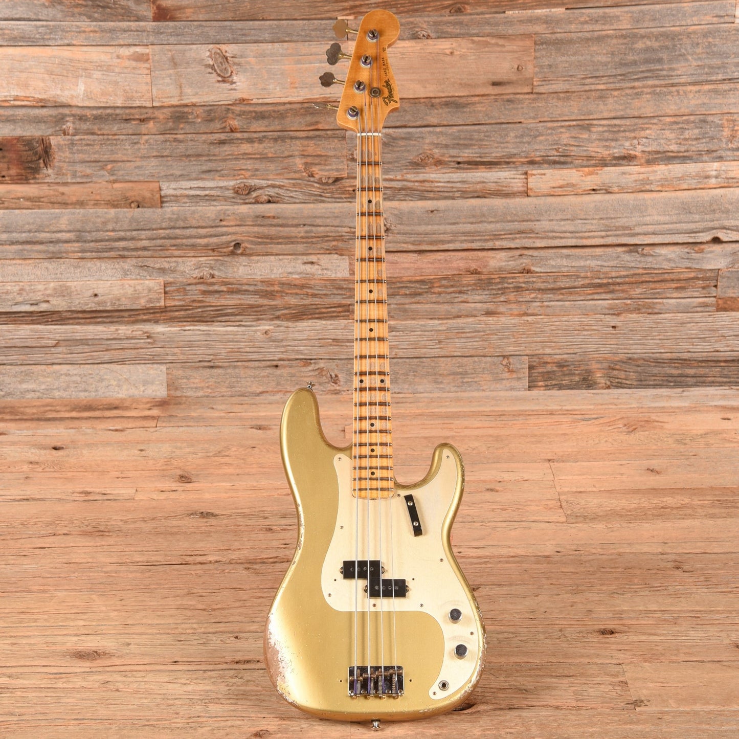 Fender Custom Shop Limited P-Jazz Bass Heavy Relic Gold 2024