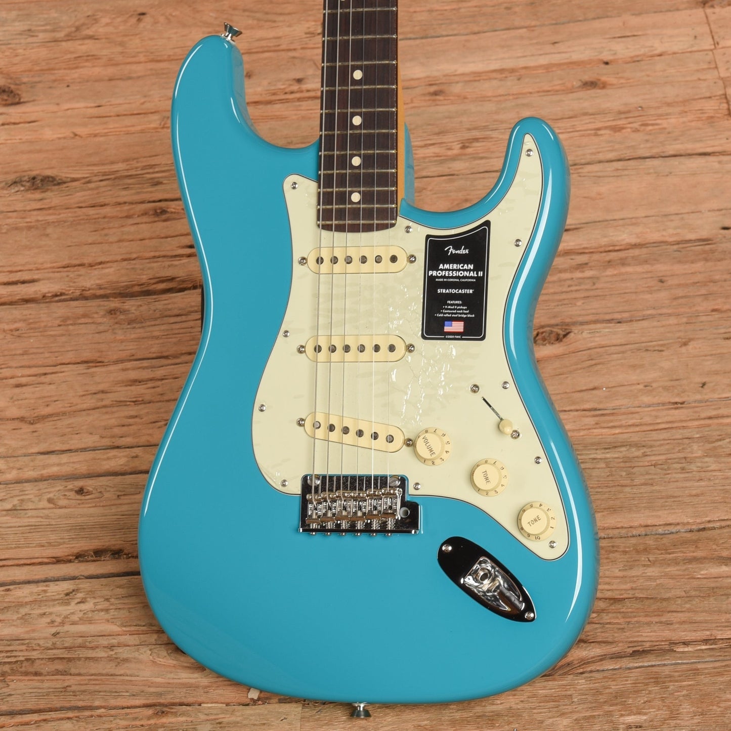 Fender American Professional II Stratocaster Miami Blue 2020