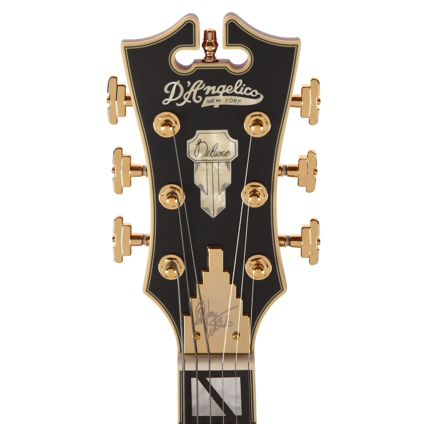 D'Angelico Deluxe Bobby Weir 3 Semi-Hollow Satin Trans Wine