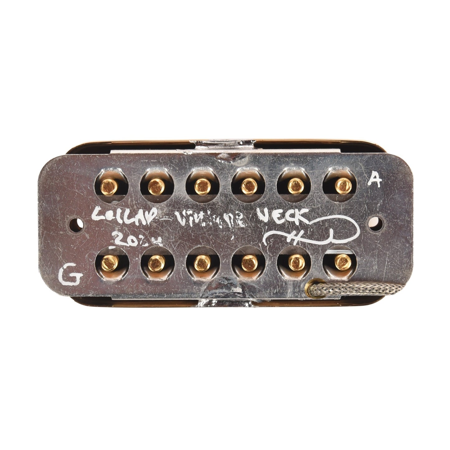 Lollar Lollartron Traditional Vintage Neck Pickup Gold w/Mount Option A