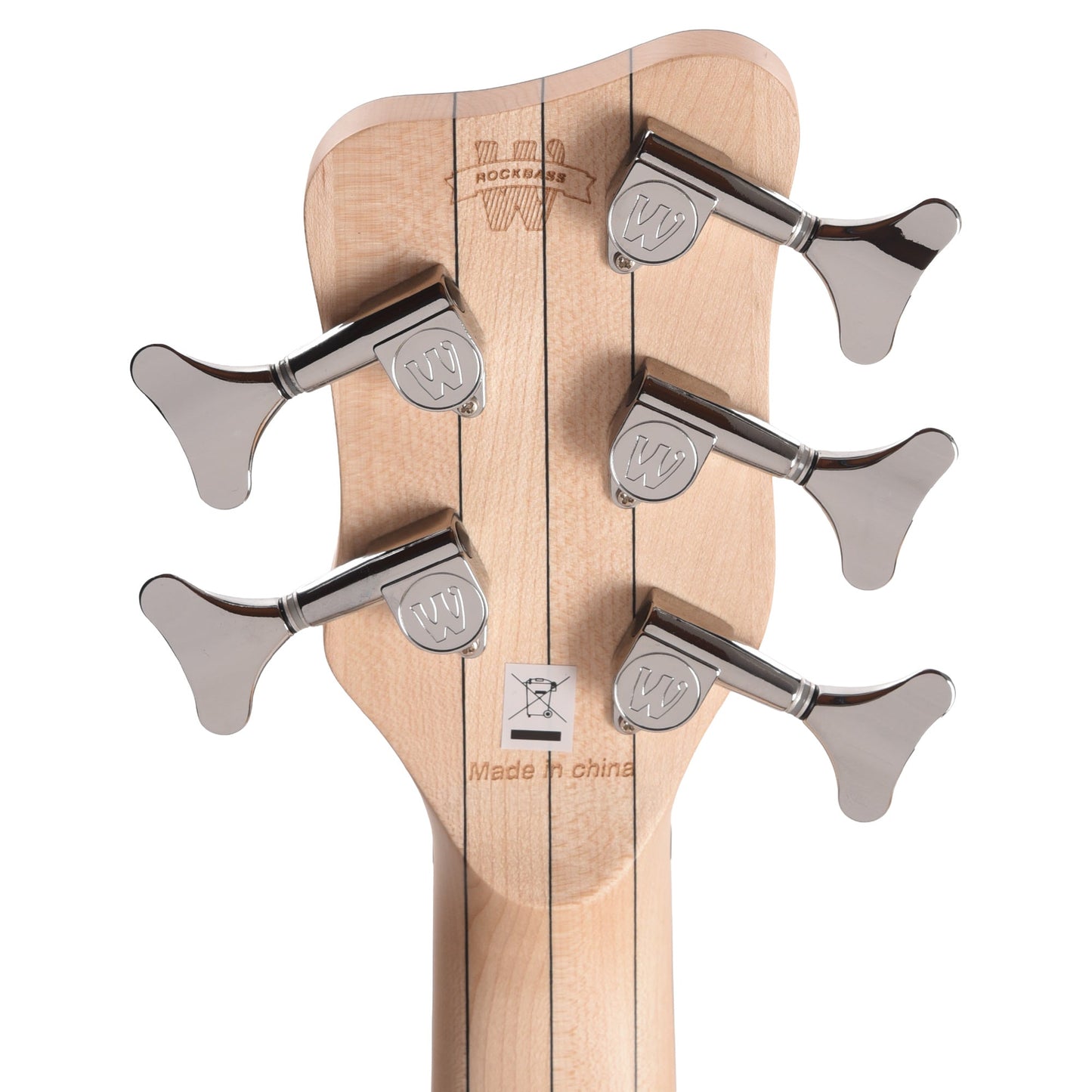 Warwick RockBass Corvette Premiuim 5-String Bass Natural Transparent High Polish