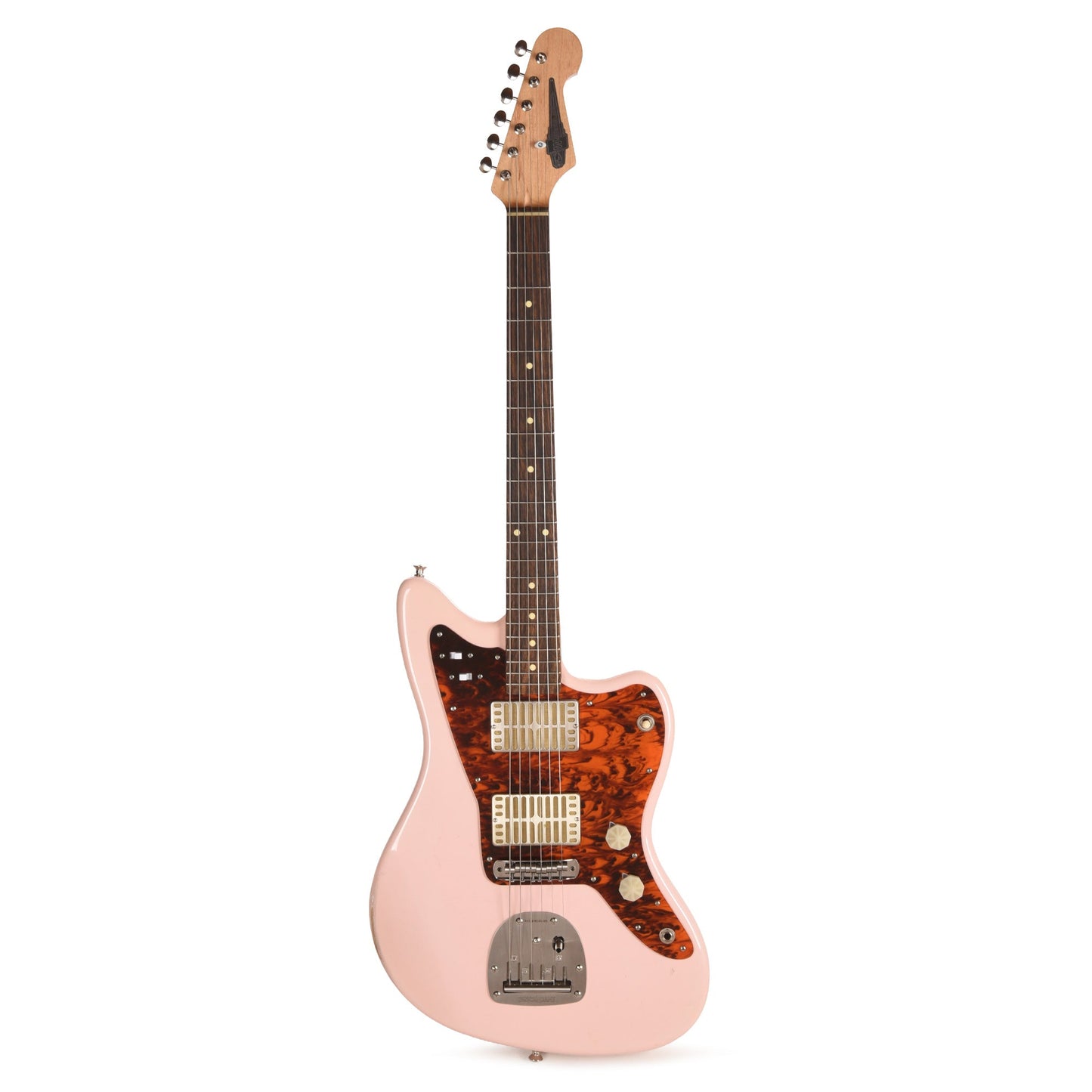Waterslide Offset Aged Shell Pink Nitro w/ Mojo Dual Foil Pickups