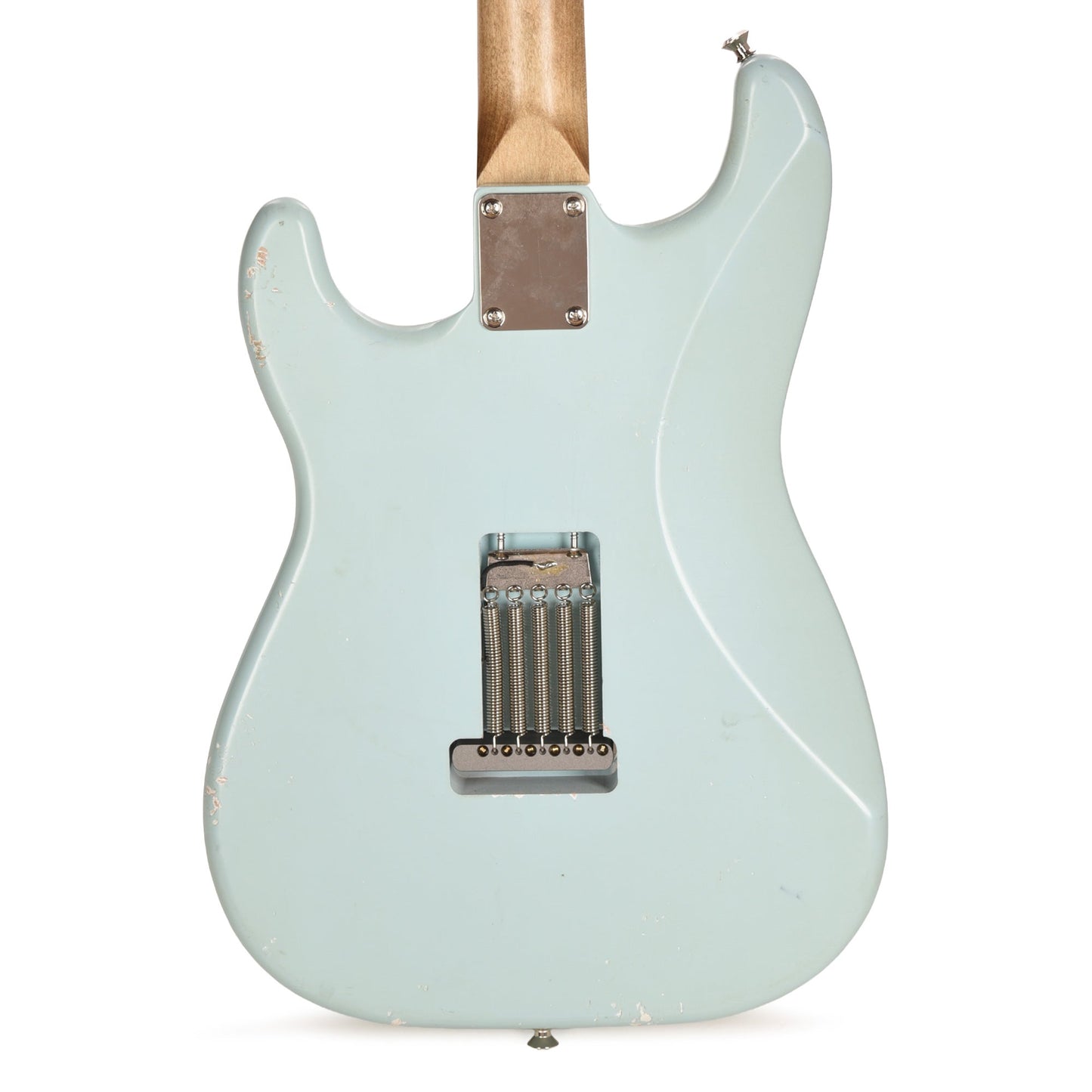 Waterslide S-Style Coodercaster Aged Sonic Blue Nitro w/ Mojo Lap Steel & Gold Foil Pickups