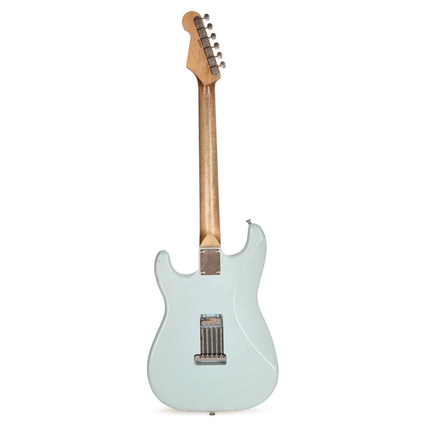 Waterslide S-Style Coodercaster Aged Sonic Blue Nitro w/ Mojo Lap Steel & Gold Foil Pickups