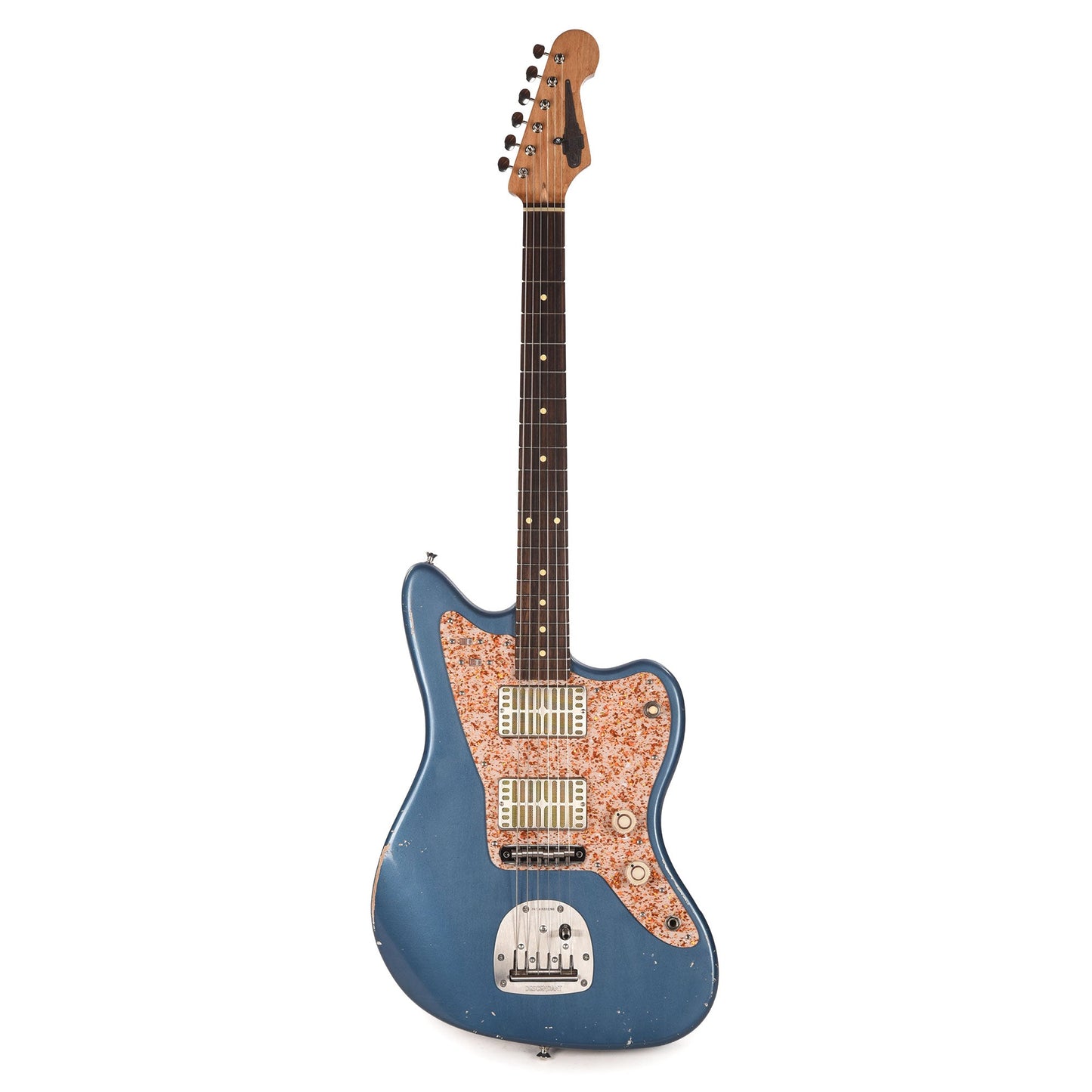 Waterslide Offset Aged Lake Placid Blue Nitro w/ Mojo Dual Foil Pickups