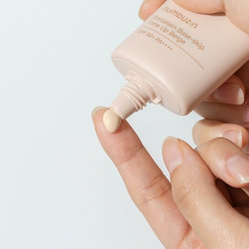 Numbuzin No.3 Porcelain Base-skip Tone Up Beige SPF50+ 陶瓷肌美妝素顏霜