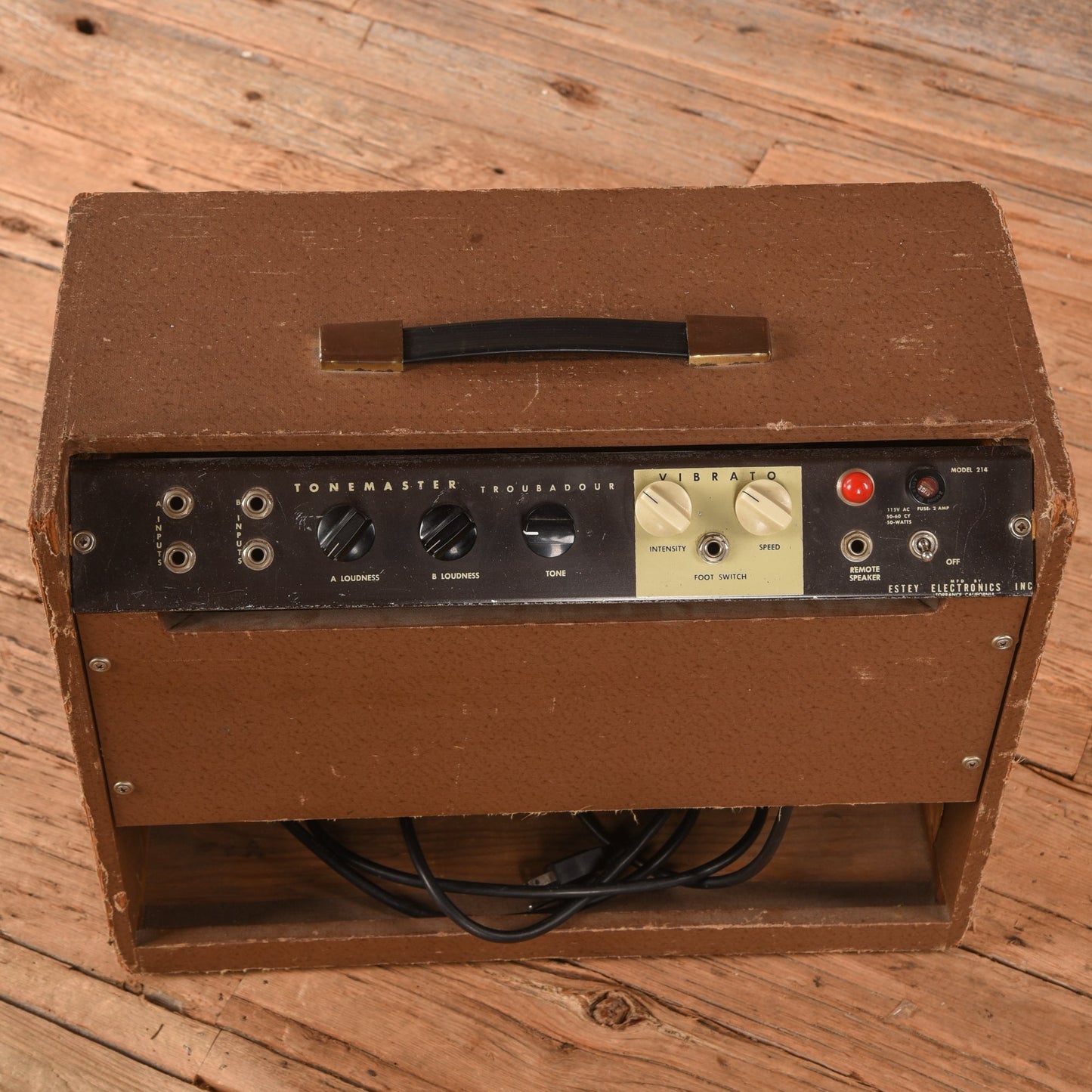 Magnatone Model 213 Tonemaster Troubadour Brown 1962