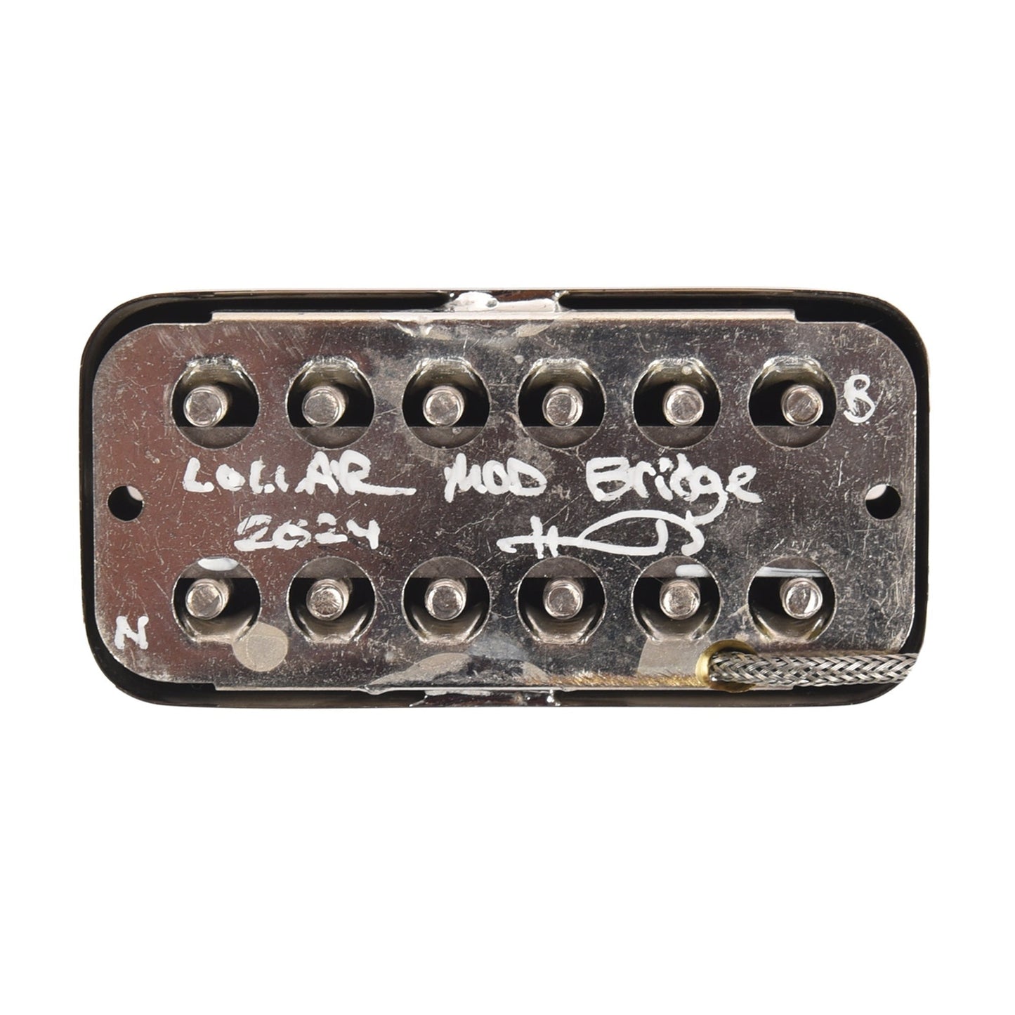 Lollar Lollartron Traditional Mod Bridge Pickup Nickel w/Mount Option B