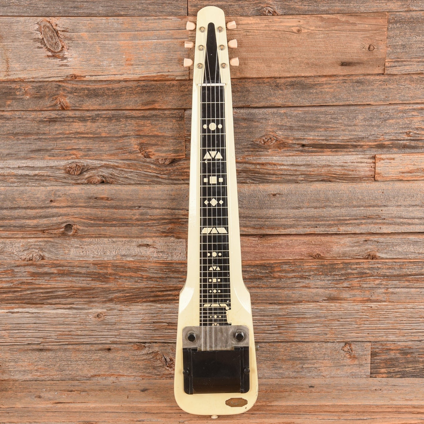 Supro Comet Lap Steel White 1956