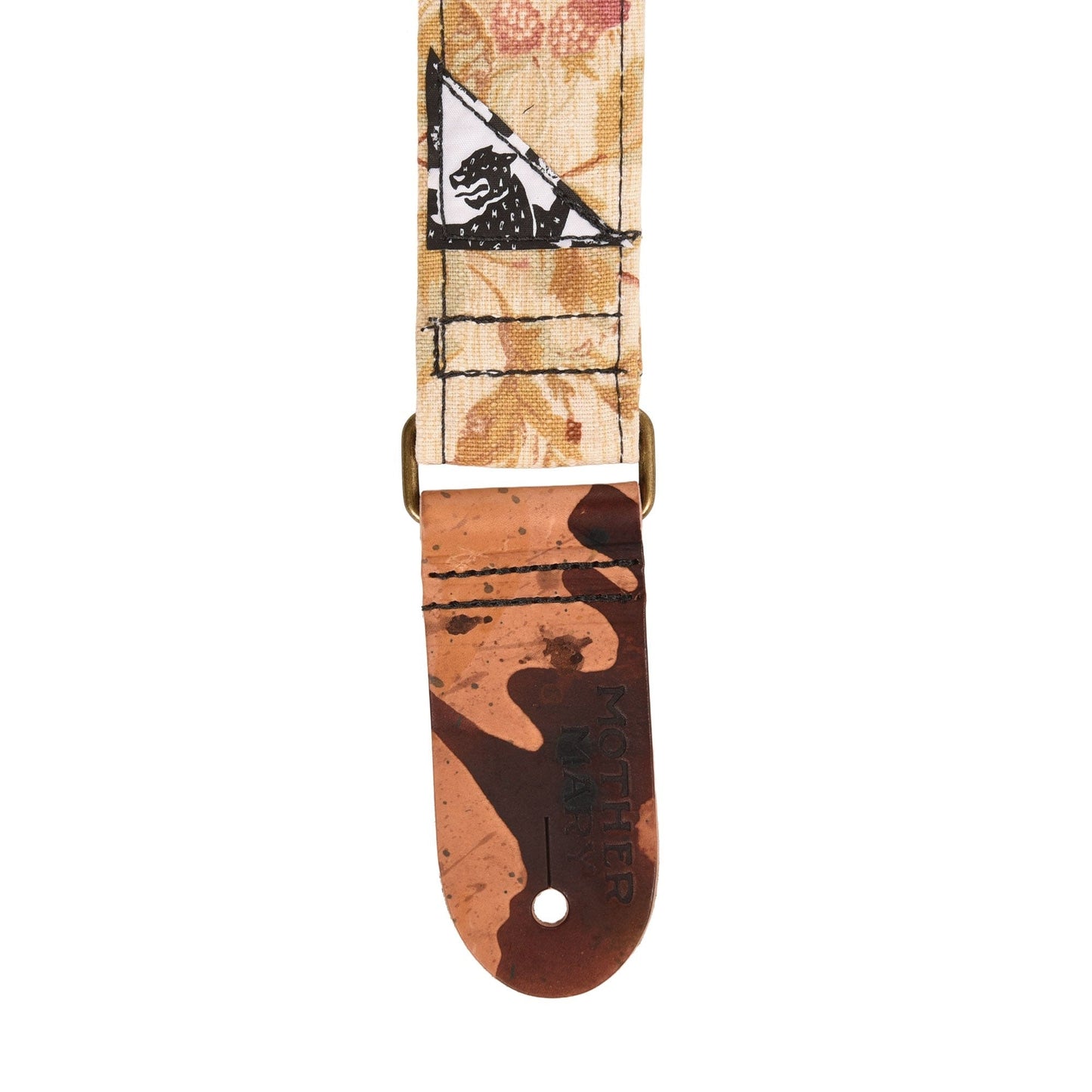 Mother Mary "Beige Bouquet" Guitar Strap