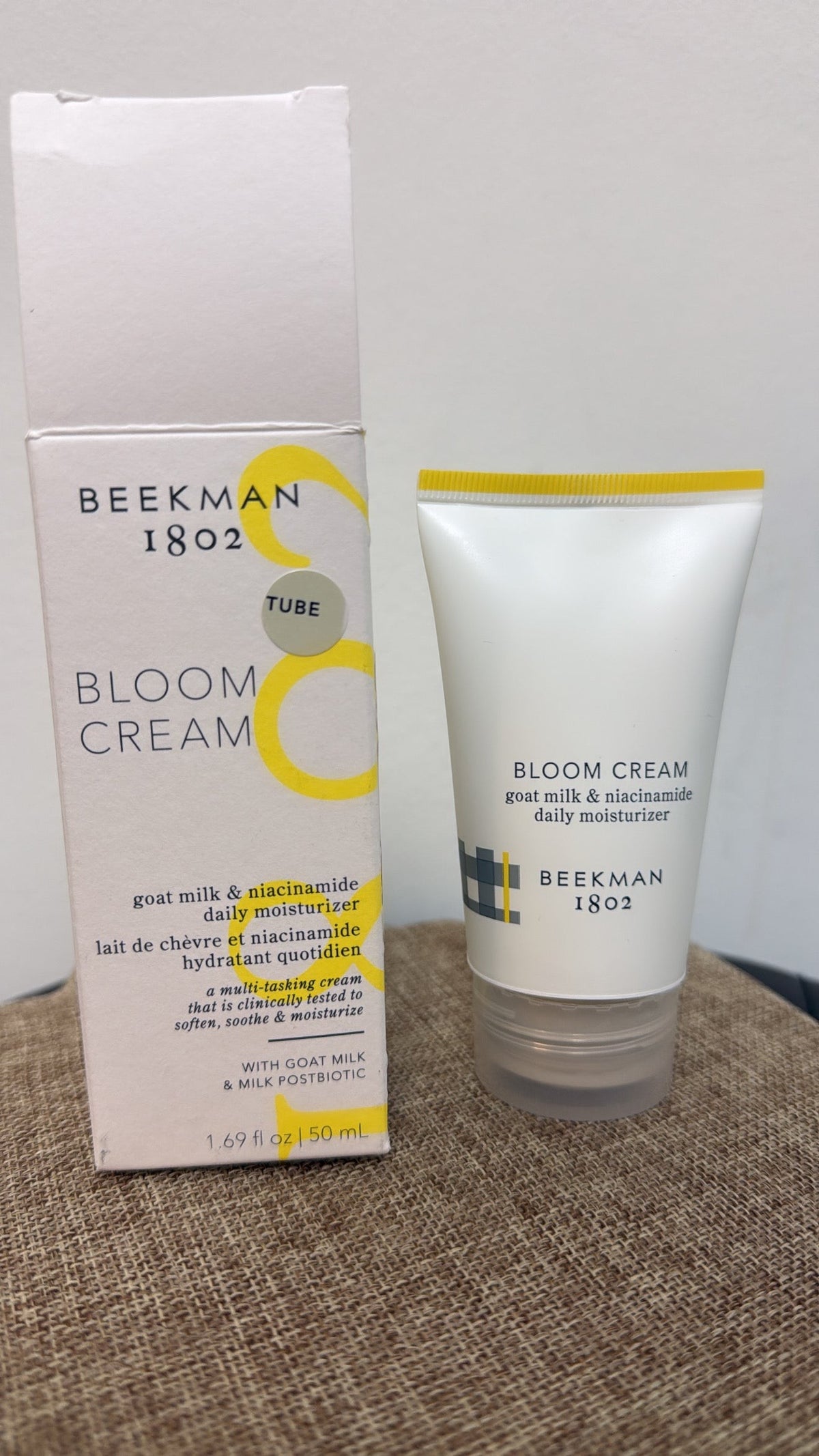 New Beekman 1802 Goat Milk Bloom Cream Tube Moisturizer, 1.69oz