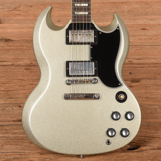 Gibson Custom '61 Les Paul (SG) Reissue "CME Spec" VOS Silver Sparkle