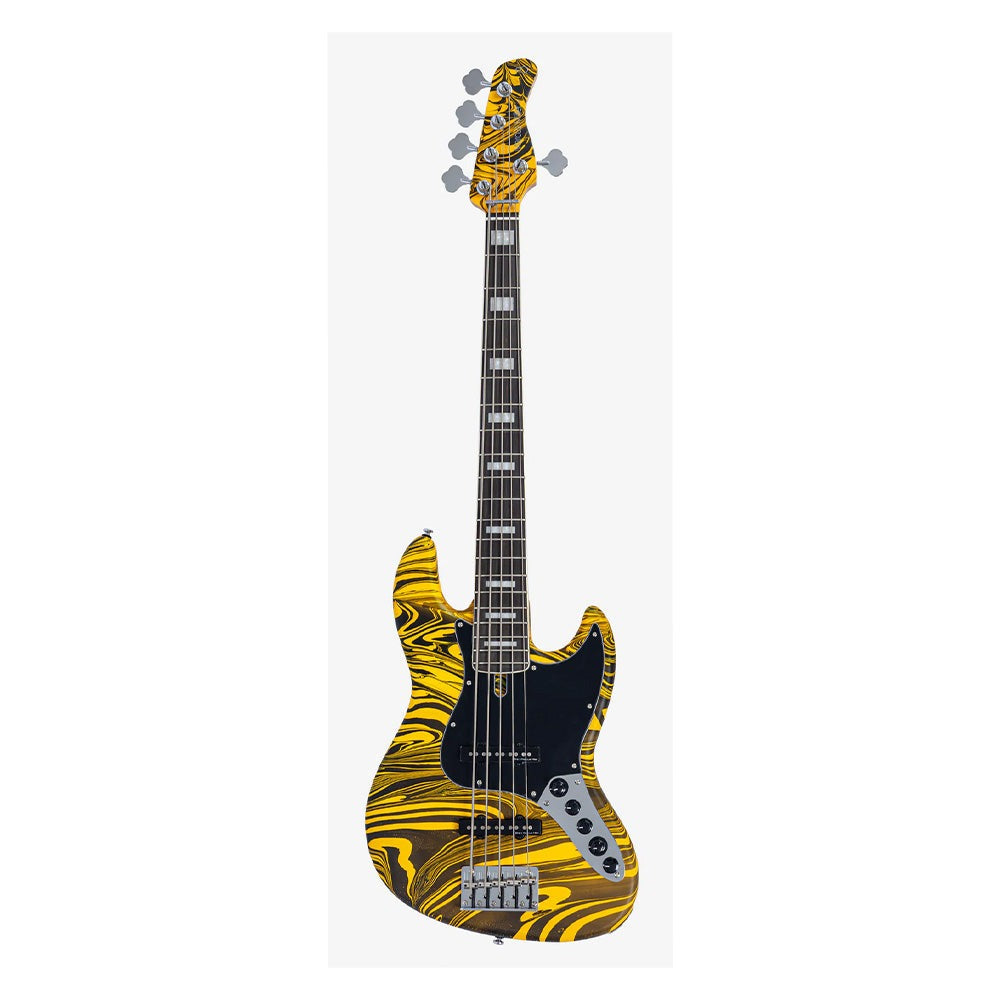 Sire Marcus Miller V7 5-String Yellow Swirl (New Gen)