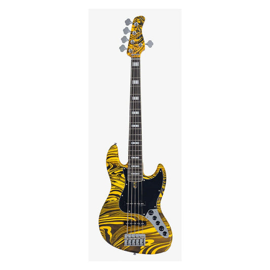 Sire Marcus Miller V7 5-String Yellow Swirl (New Gen)