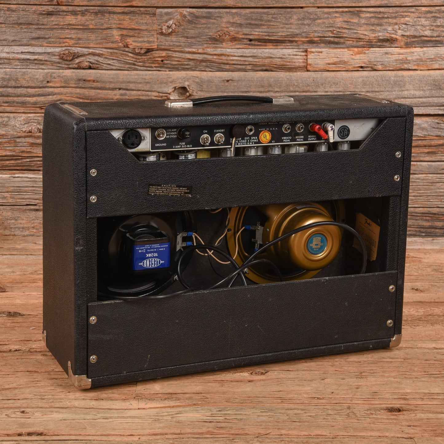 Fender Vibrolux Reverb 2-Channel 35-Watt 2x10" Guitar Combo Amp 1972