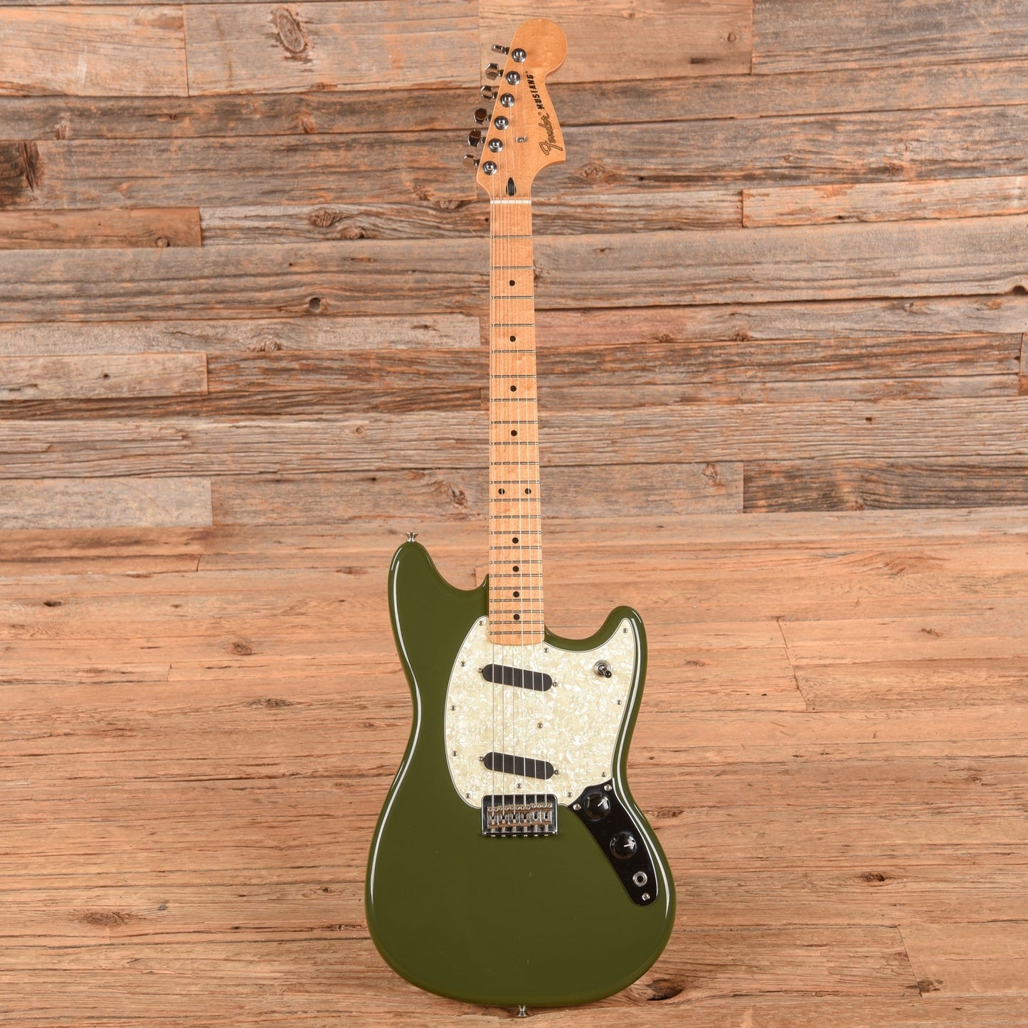 Fender Player Mustang Olive Drab 2016