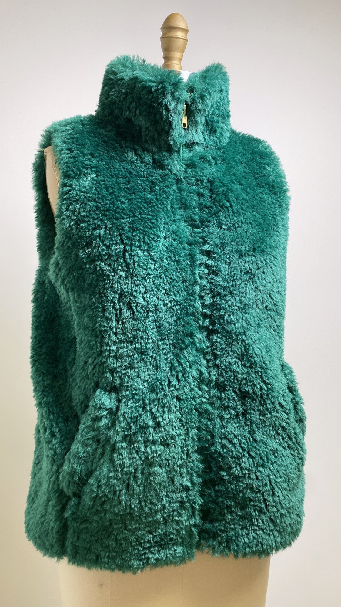 Talbots Green Vest, S Petite