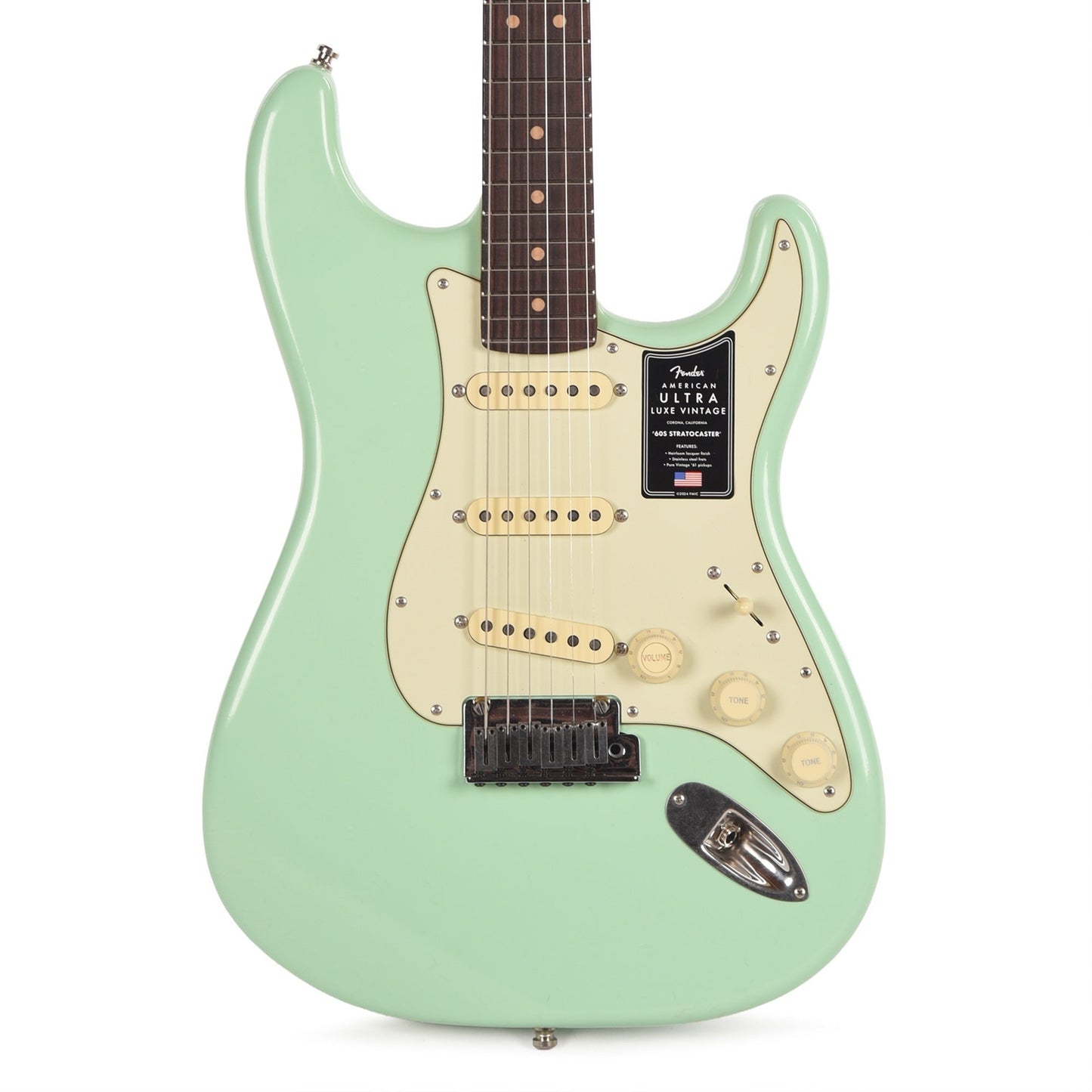 Fender American Ultra Luxe Vintage '60s Stratocaster Surf Green