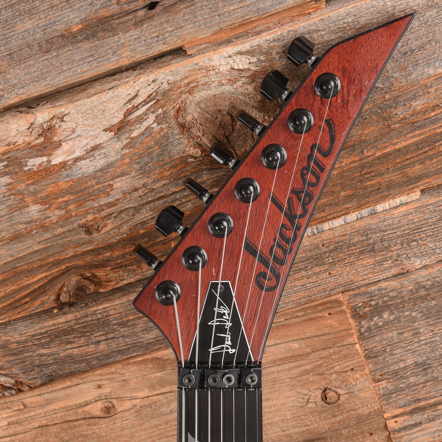 Jackson Dave Davidson Signature Warrior WR7 MAH Walnut Stain 2022