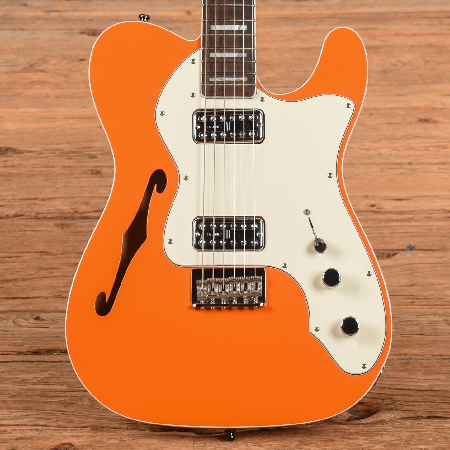 Fender Parallel Universe Deluxe Thinline Super Telecaster Orange 2018