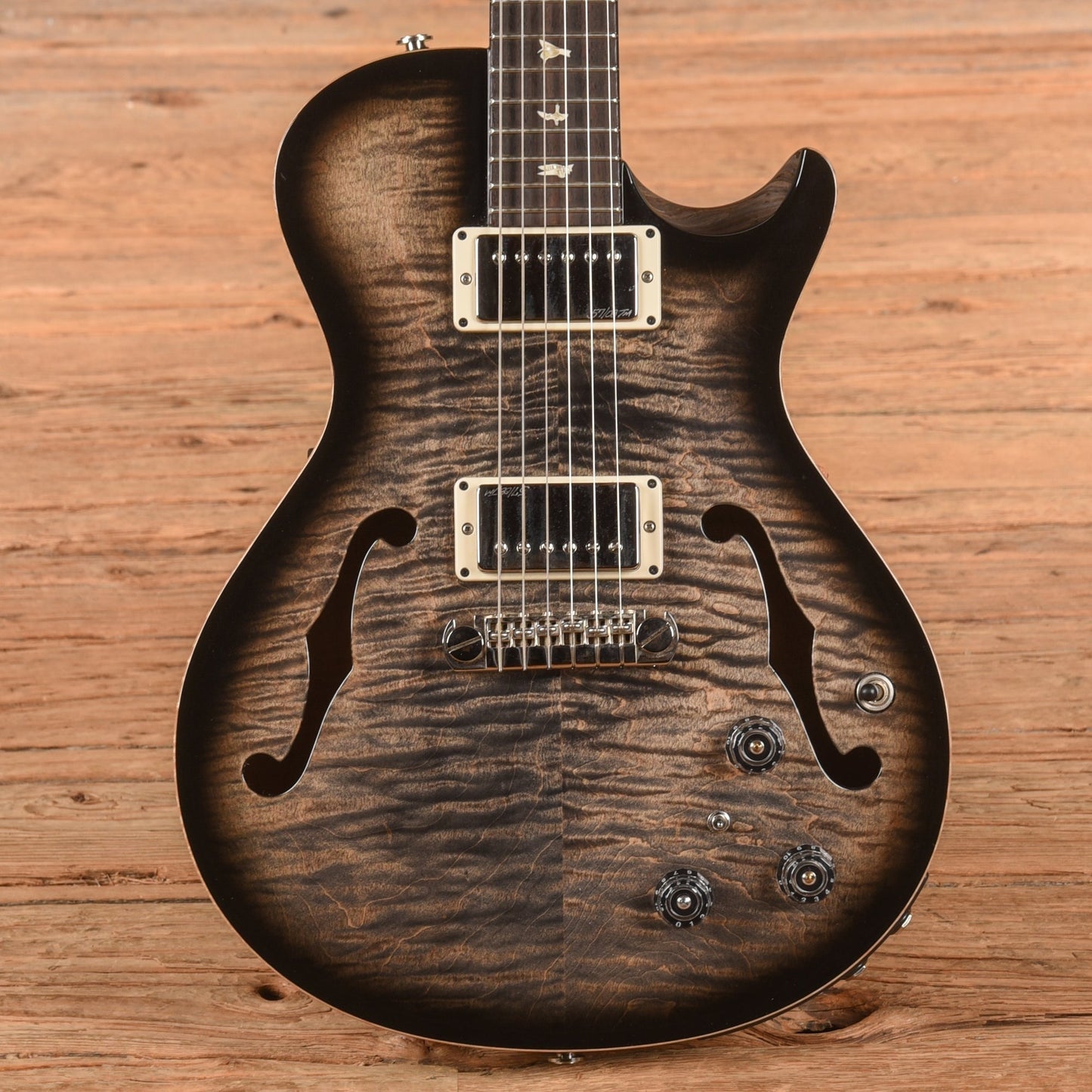PRS Hollowbody II Piezo Charcoal Burst 2014