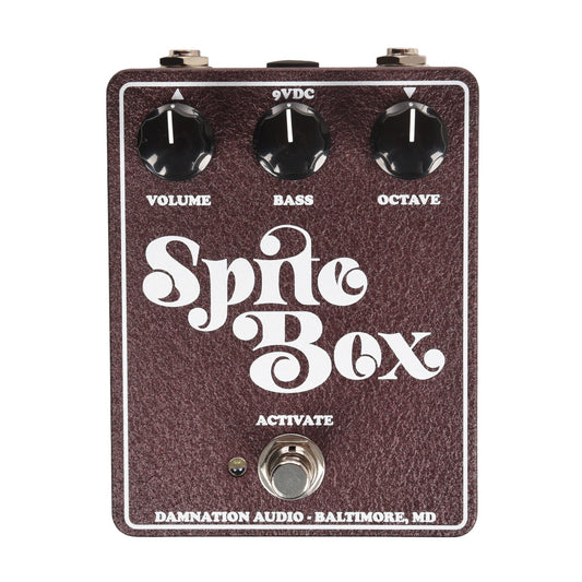Damnation Audio Spite Box Fuzz Pedal Retro Mauve
