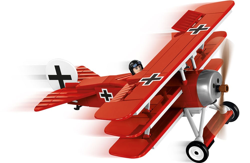 Cobi-2974 -Fokker DR 1-fighter aircraft WWI (175pcs)
