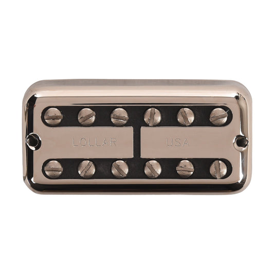 Lollar Lollartron Traditional Mod Bridge Pickup Nickel w/Mount Option B
