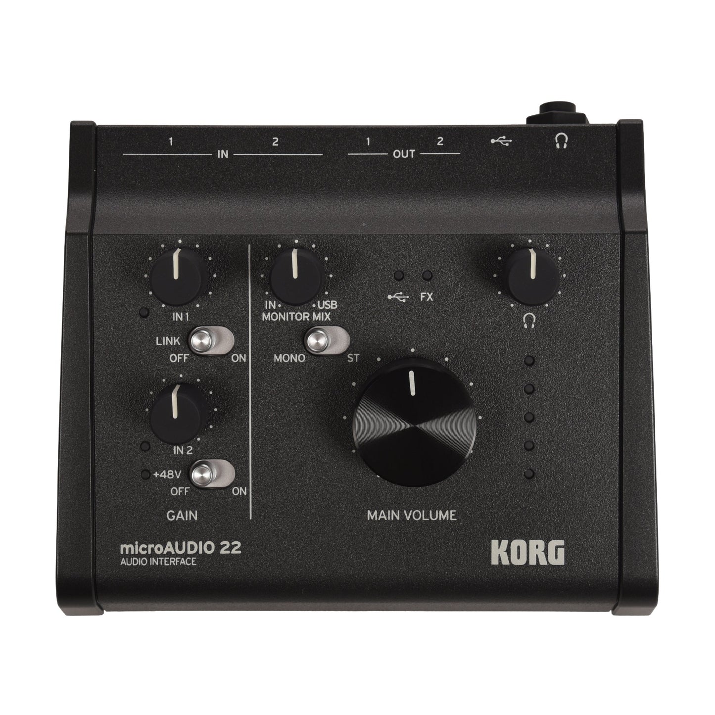 Korg microAUDIO 22 2x2 USB-C Audio Interface