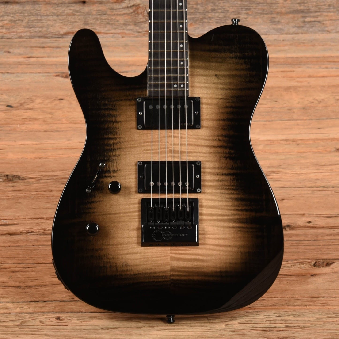 LTD TE-1000 Evertune Black Natural Burst 2019 LEFTY