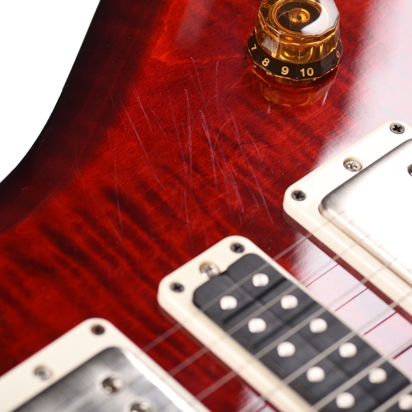 PRS S2 Special Semi-Hollow Fire Red Burst