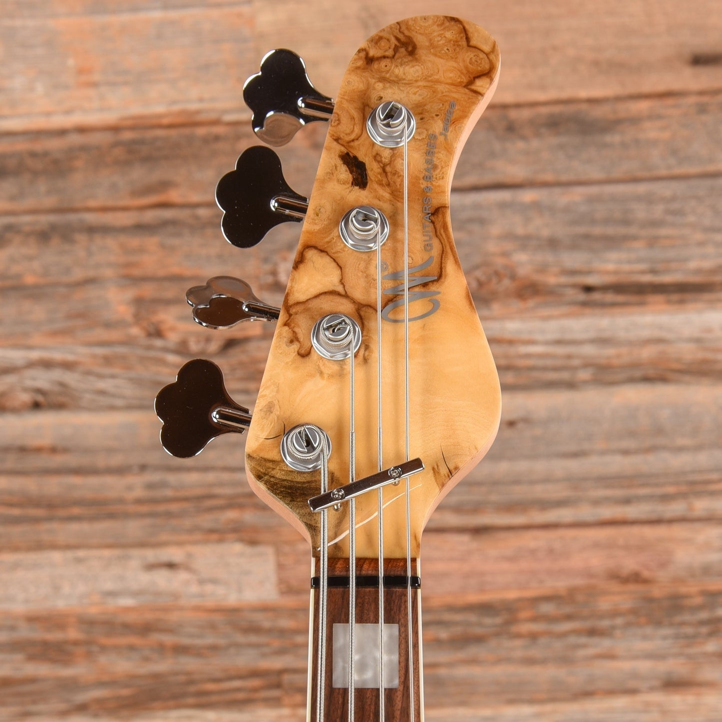 Mayones Jabba Custom BB 4-String Buckeye Burl Natural Gloss 2021