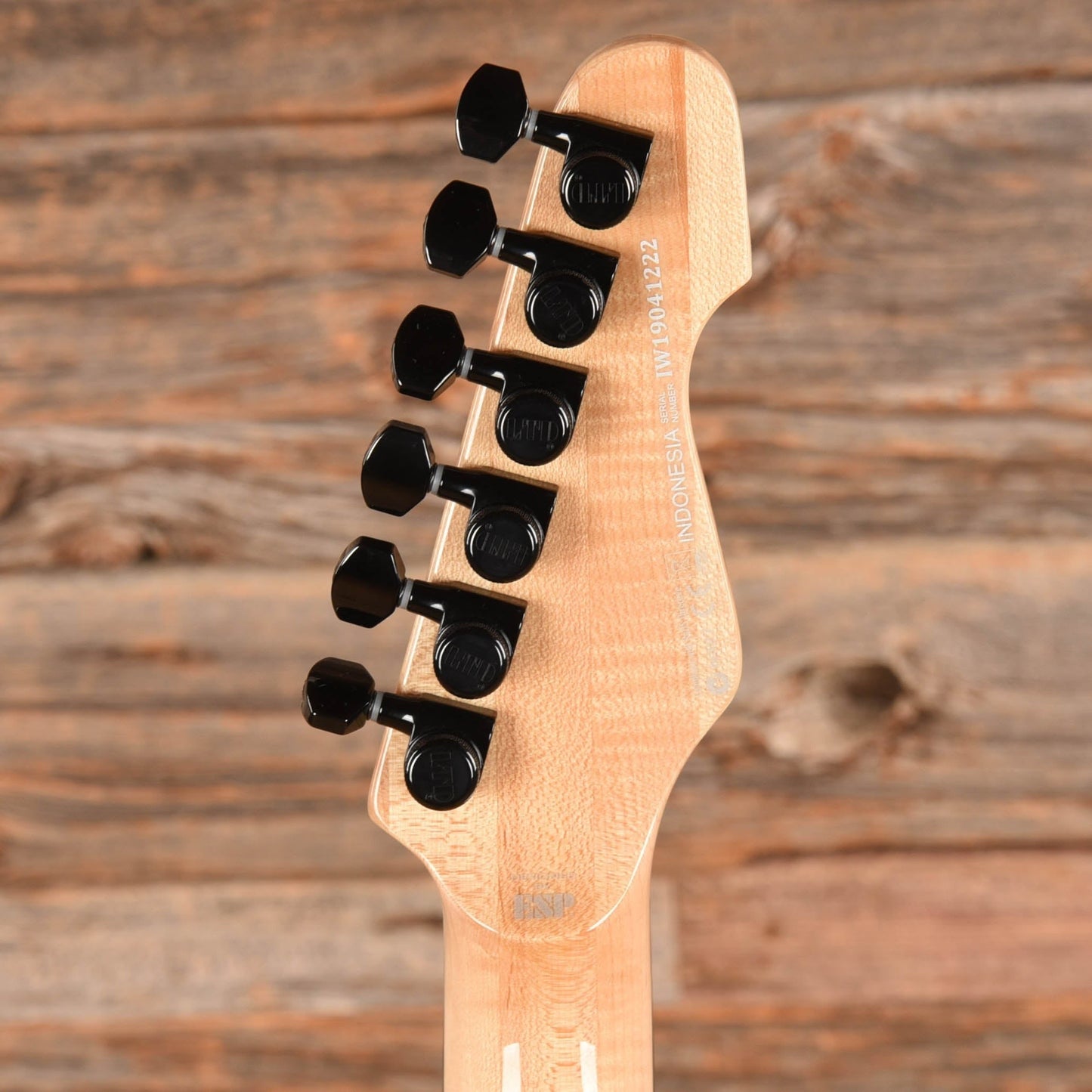 LTD TE-1000 Evertune Black Natural Burst 2019 LEFTY