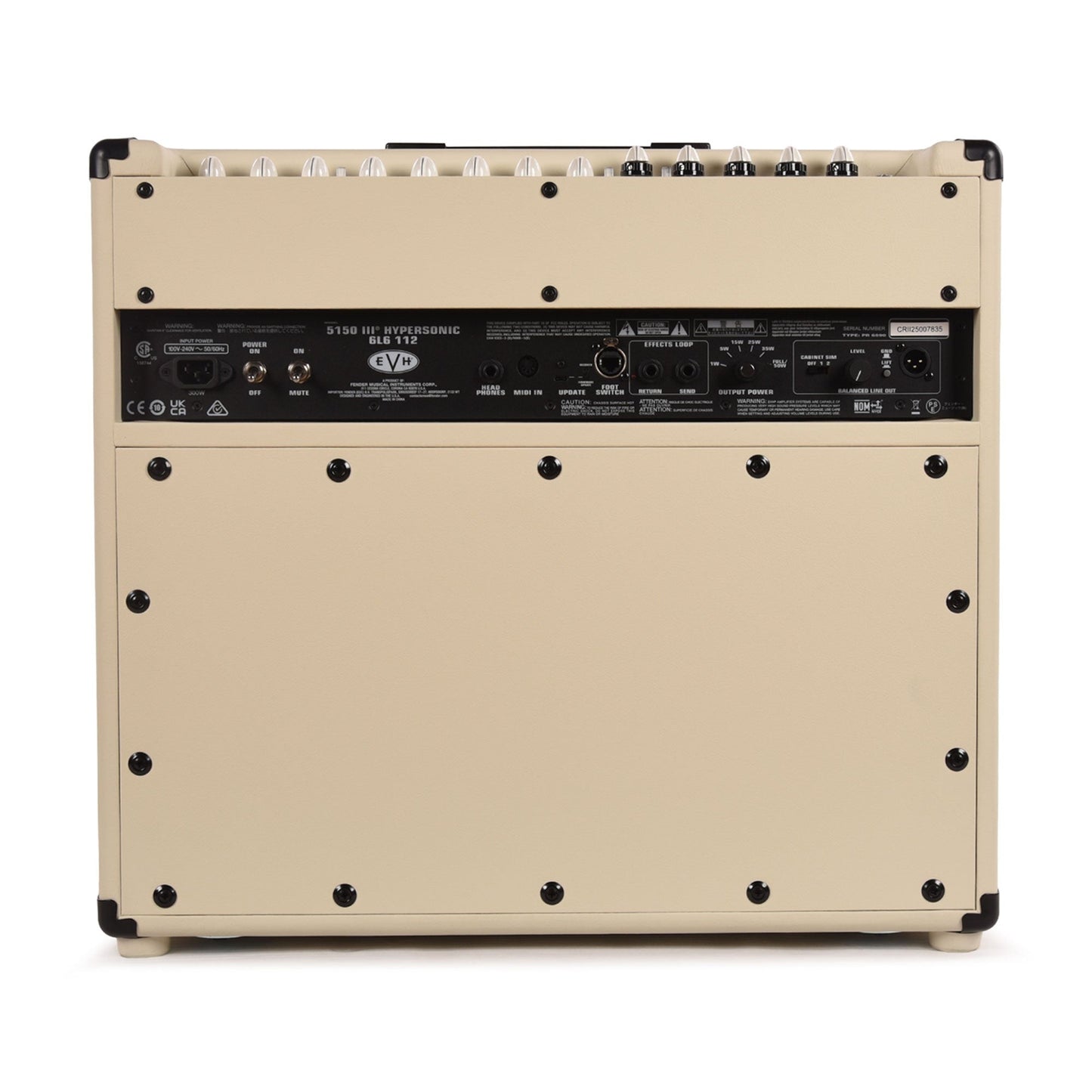 EVH 5150III Hypersonic 50w 1x12 Combo Amp Ivory