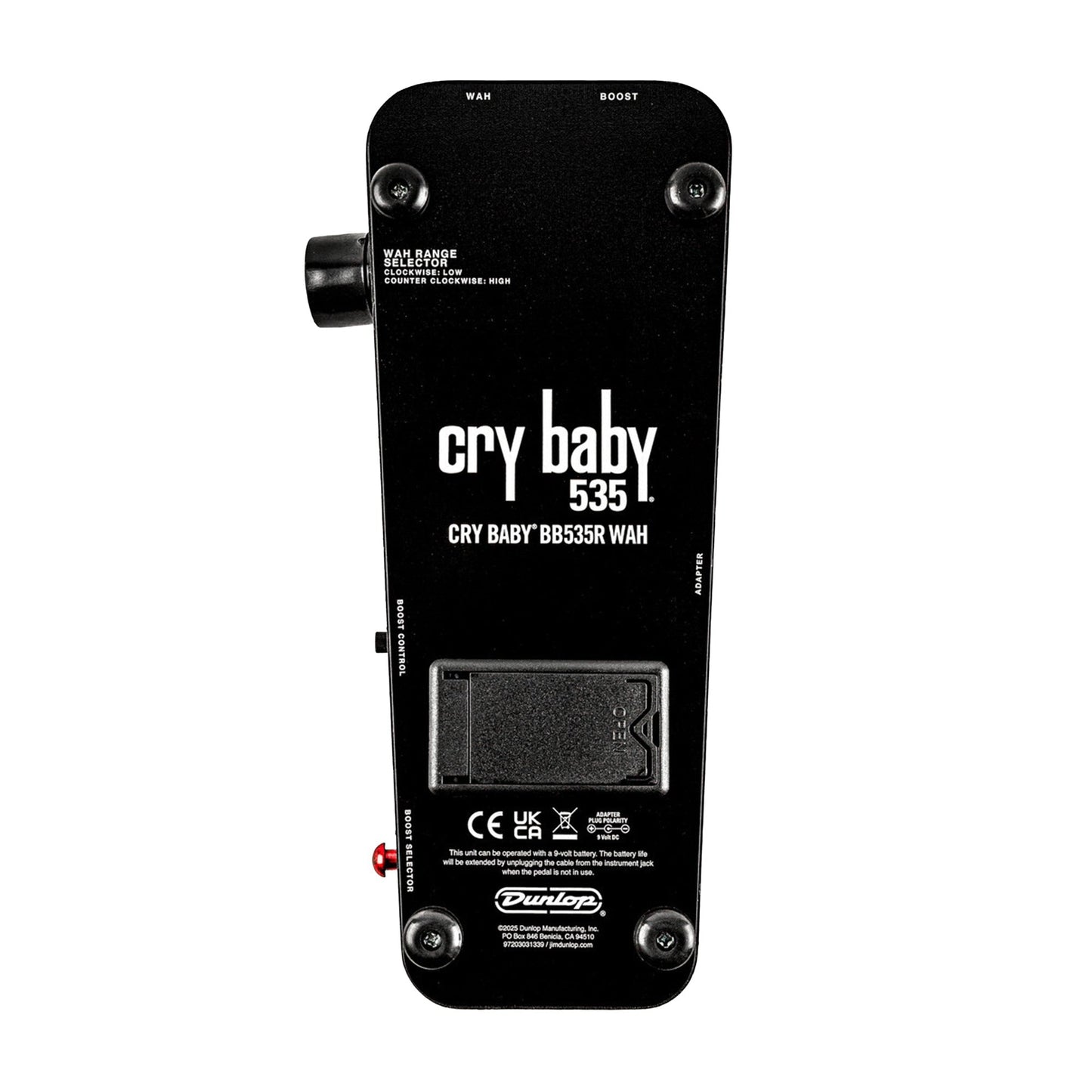 Dunlop BB535R Crybaby 535 Reissue Wah Pedal