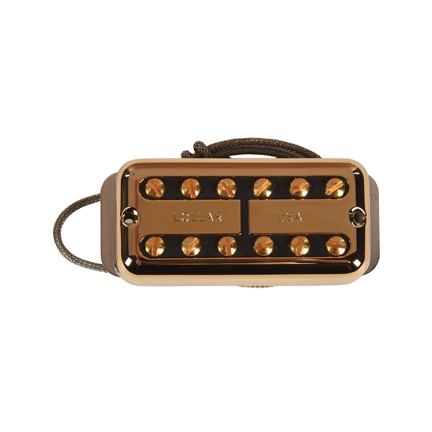 Lollar Lollartron Traditional Mod Bridge Pickup Gold w/Mount Option A