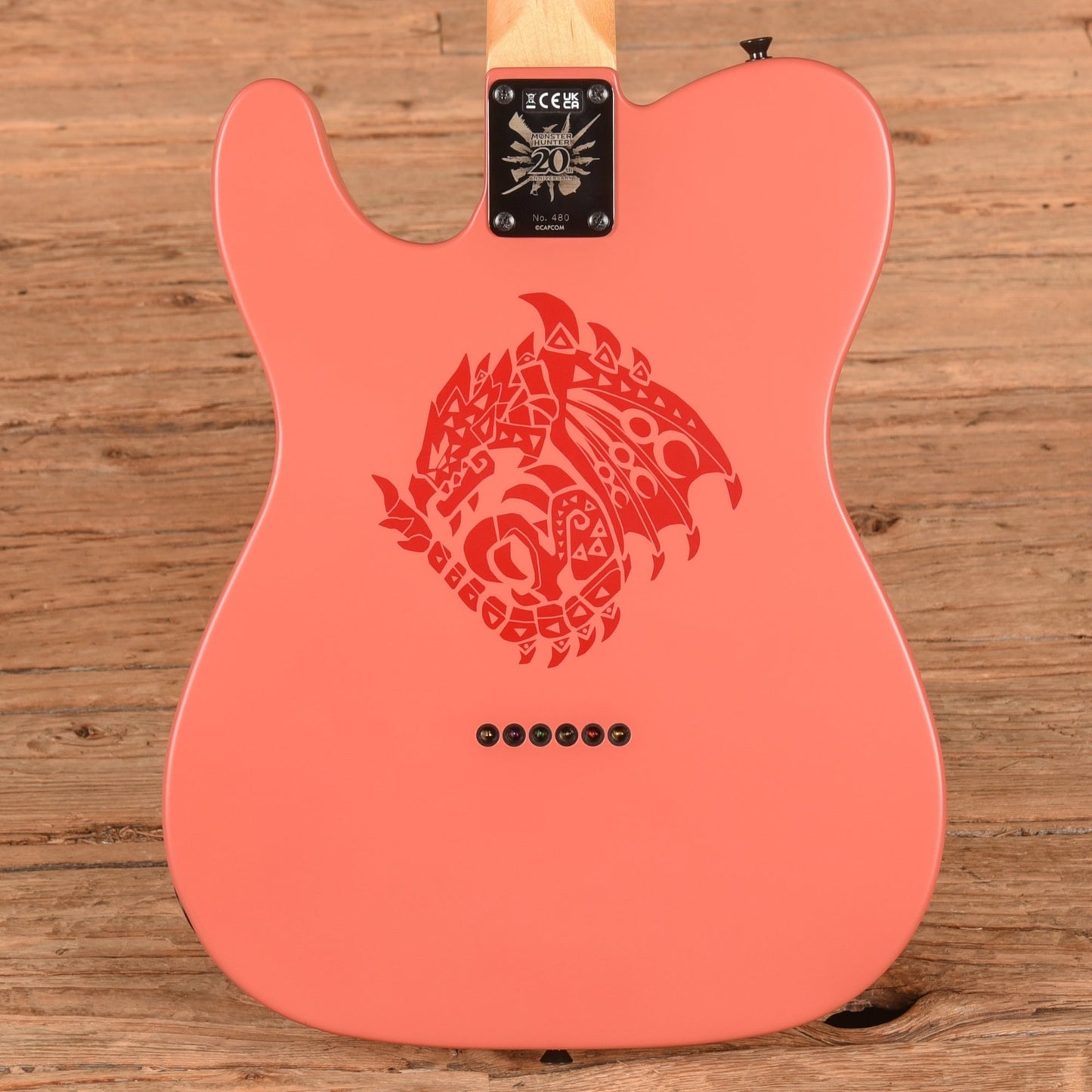 Fender Monster Hunter Rathalos Telecaster Rathalos Red 2025