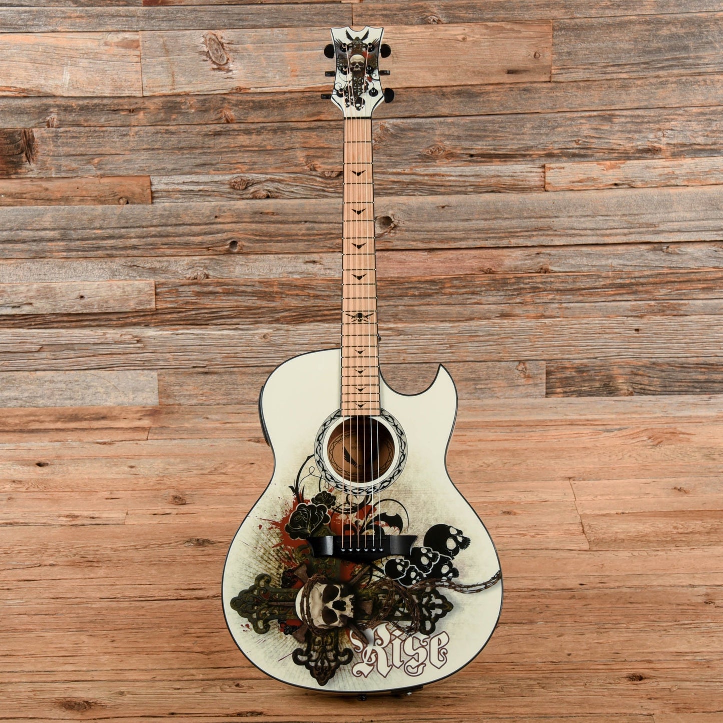 Dean Guitars EX RES White