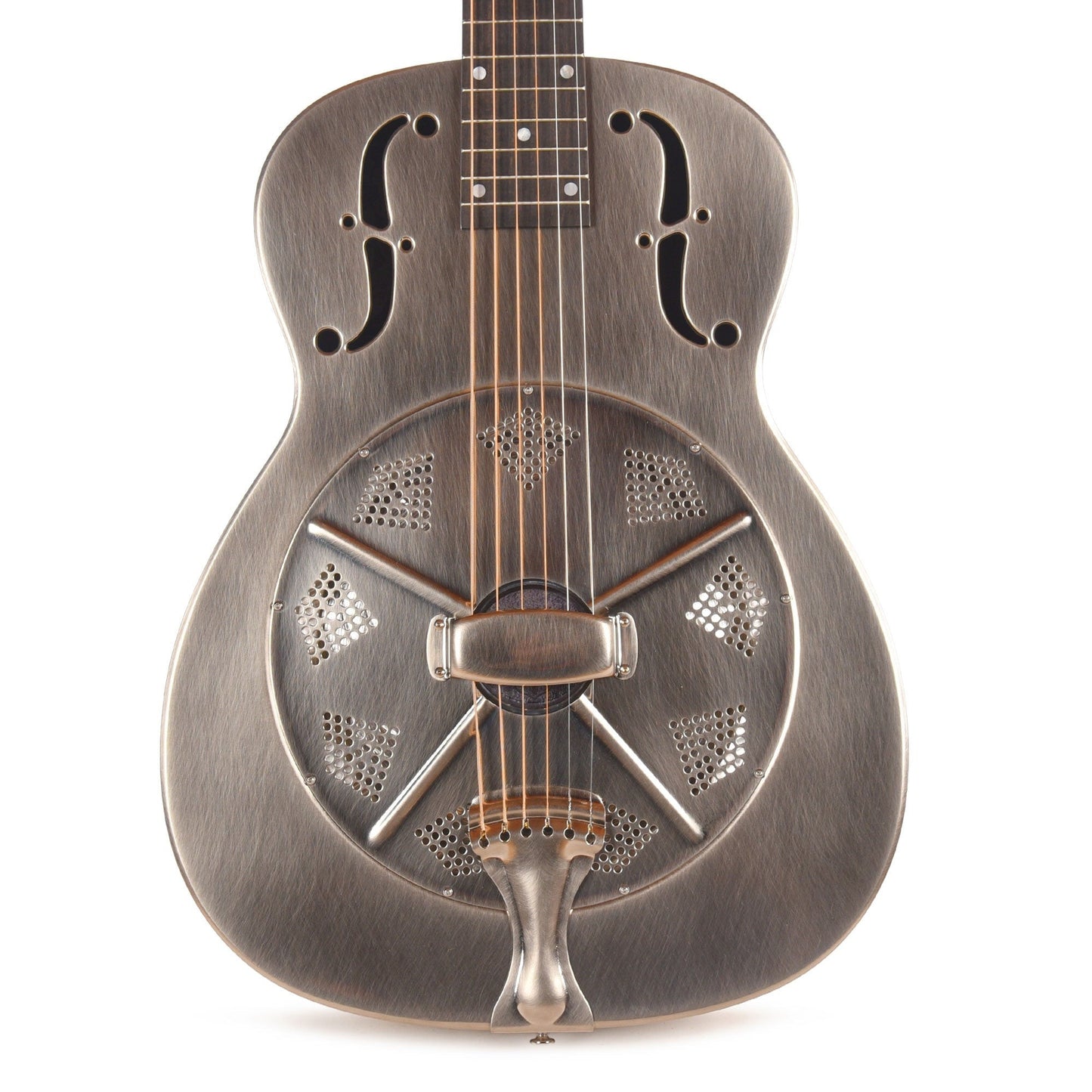 National NRP Single Cone Steel Rubbed Nickel 14-Fret