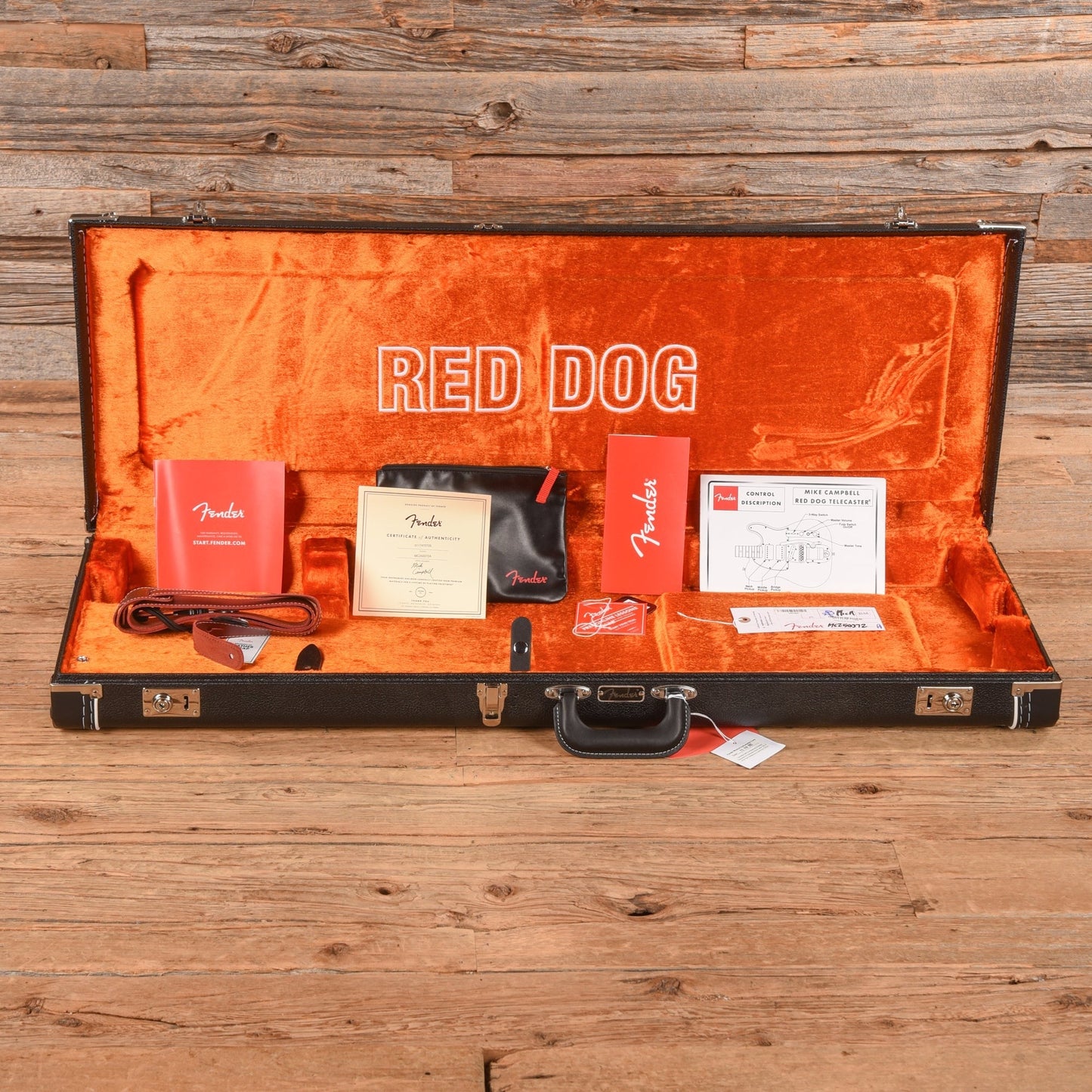 Fender Red Dog Mike Campbell Telecaster Weathered Orange 2025