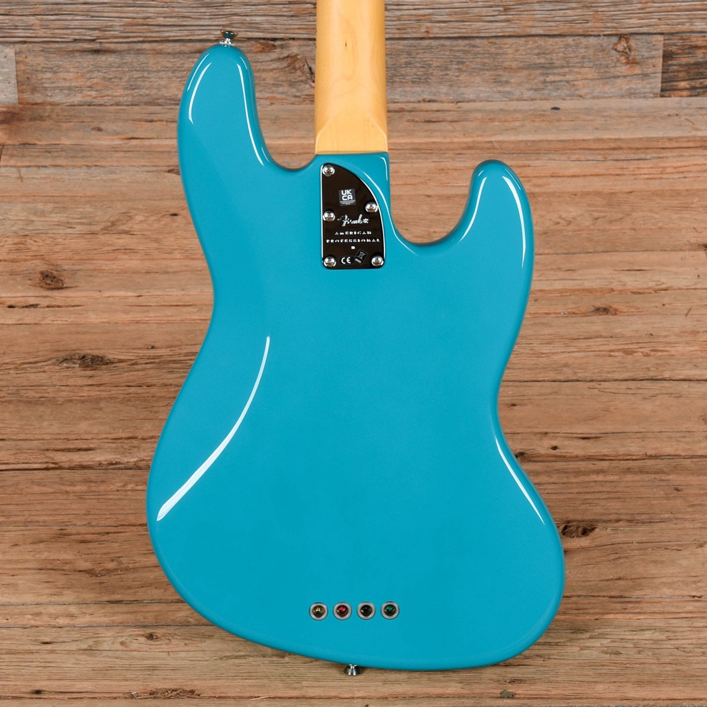 Fender American Professional II Jazz Bass Miami Blue 2022 LEFTY