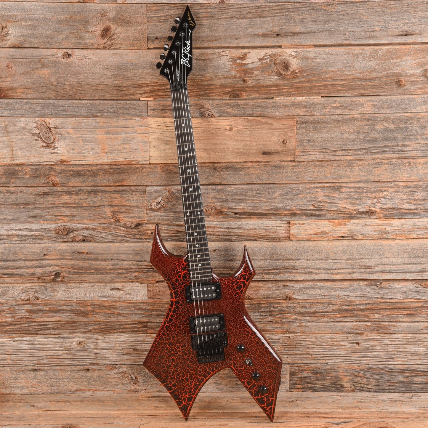 B.C. Rich Stranger Things “Eddie's” Inspired NJ Warlock Red Crackle