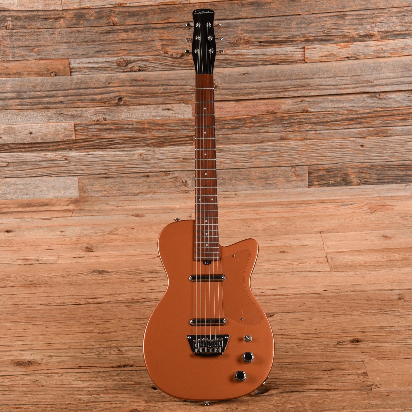 Silvertone 2-Pickup Singlecut Copper