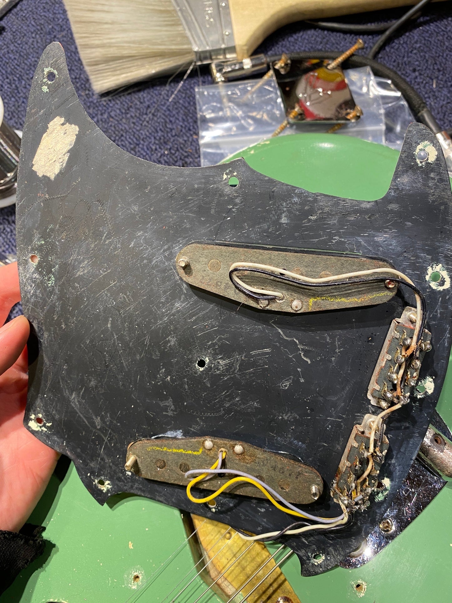 Fender Mustang Green Refin 1977