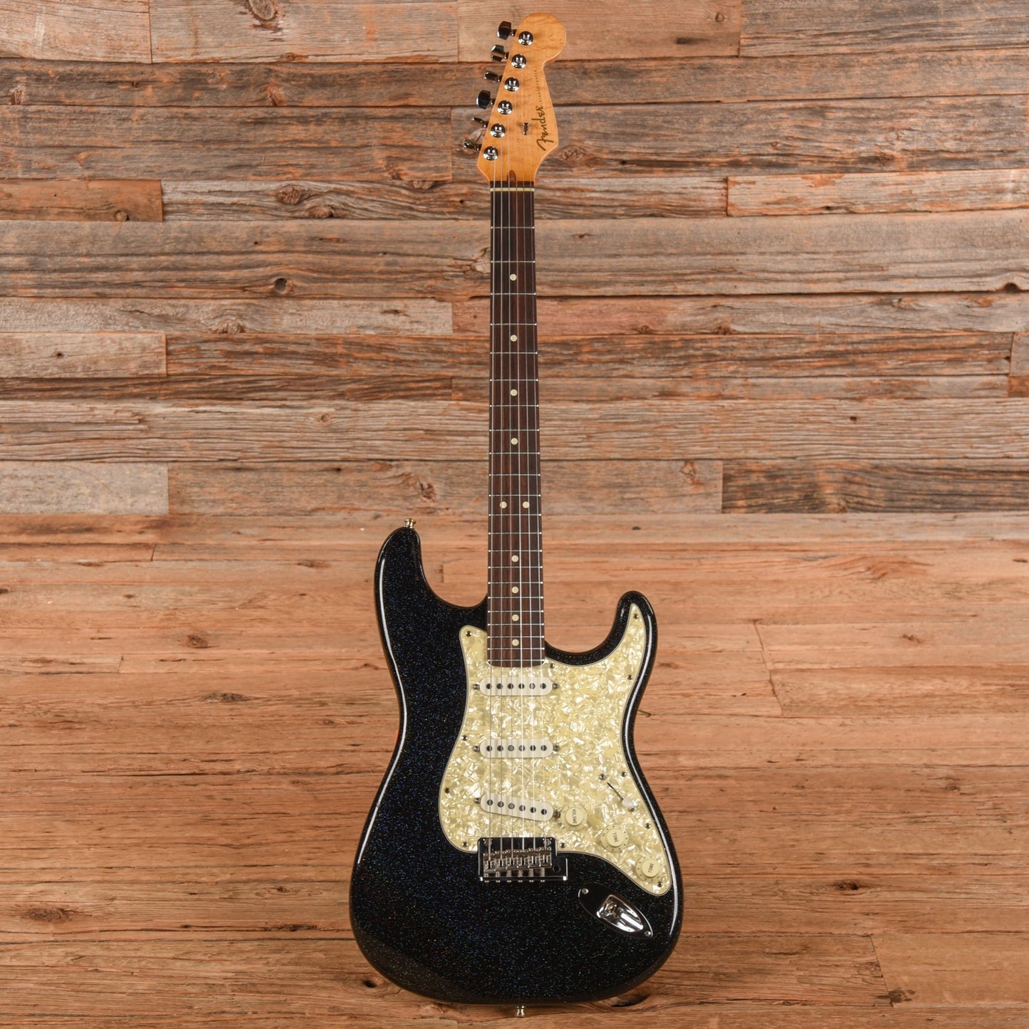 Fender American Classic Stratocaster Holographic Flake Black Sparkle 1995